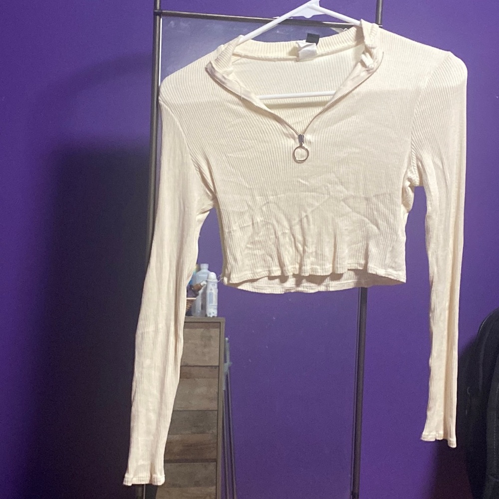 Windsor ivory crop top